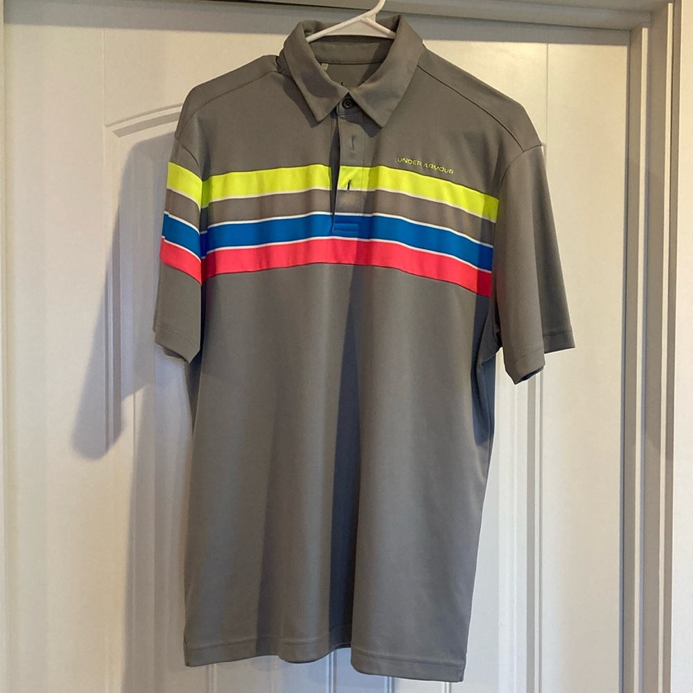 Under Armour Gray Men’s Golf Shirt